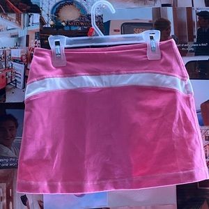 Lululemon Pink High-Waisted Skirt